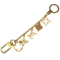 Louis Vuitton Chain Fleur De Monogram Bag Charm M65111 Small New