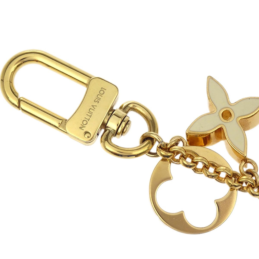 Louis Vuitton Chain Fleur De Monogram Bag Charm M65111 Small New