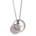 Louis Vuitton Monogram Ring Necklace Silver M62485 #M