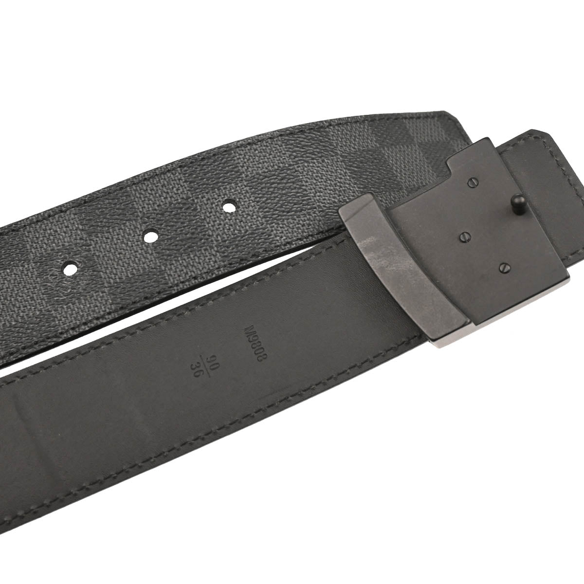 Louis Vuitton Damier Ceinture Initiales Belt M9808U #90/36 Small New
