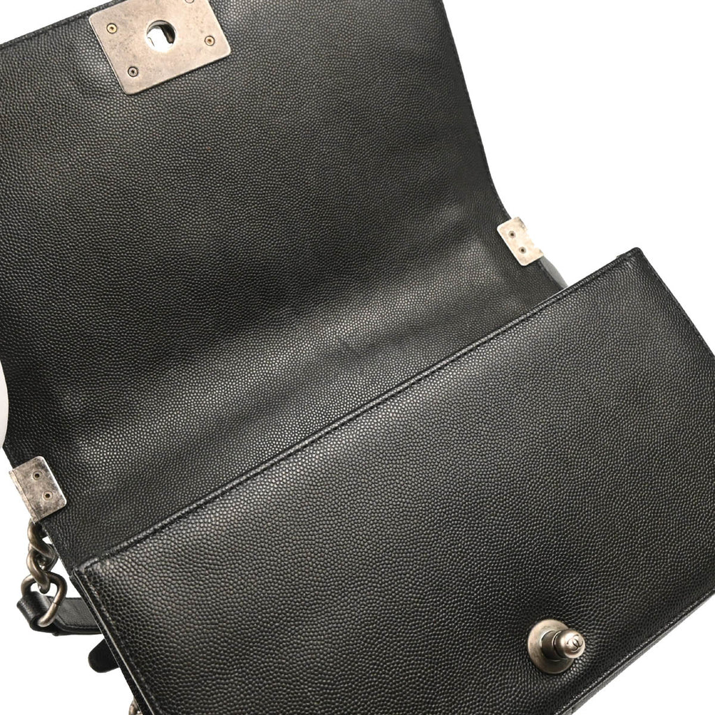 Boy Chanel 2019 Black Caviar Medium Shoulder Bag