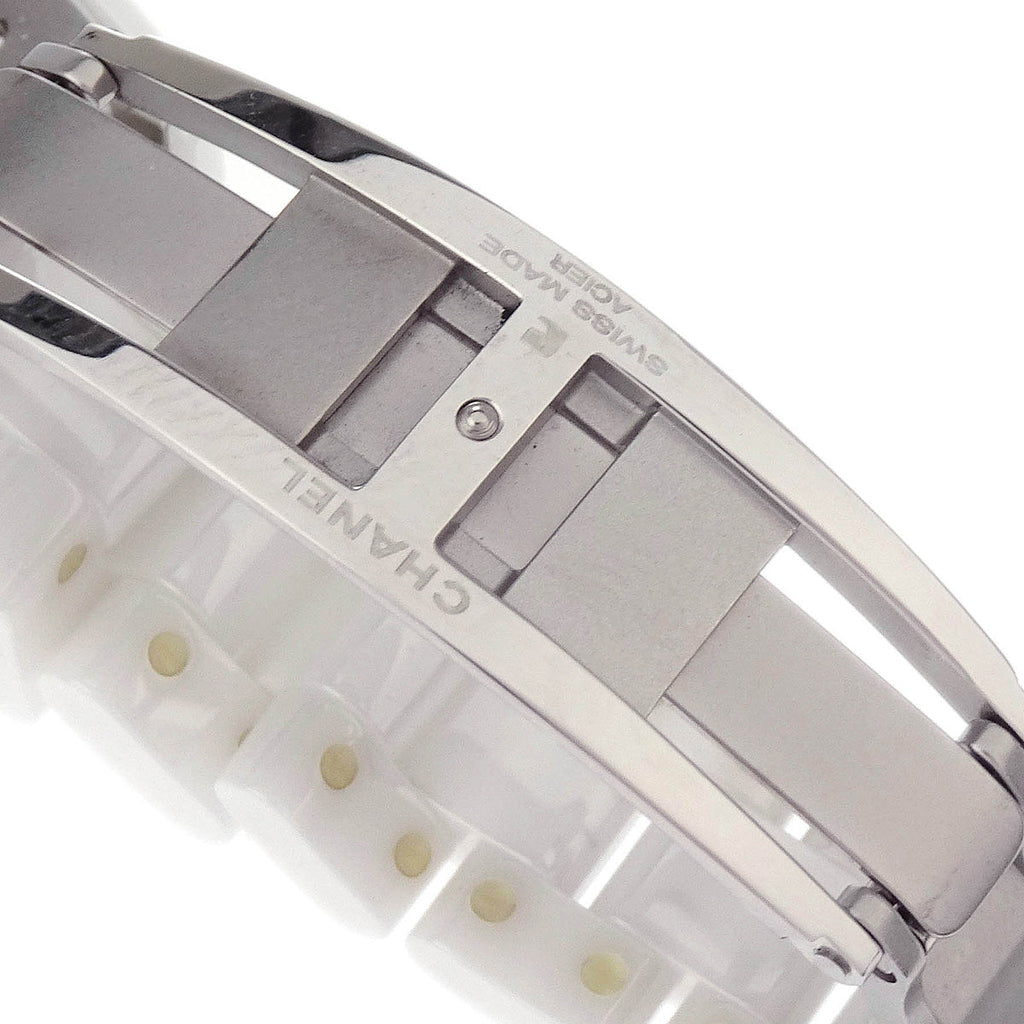 Chanel Ref.H2570 J12 34mm Quartz Watch Ceramic SS Diamond