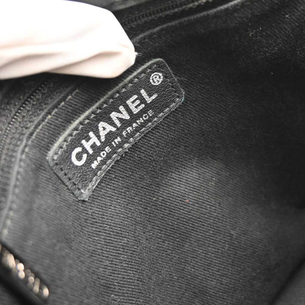 Chanel 2011 Black Calfskin 2way Shoulder Handbag