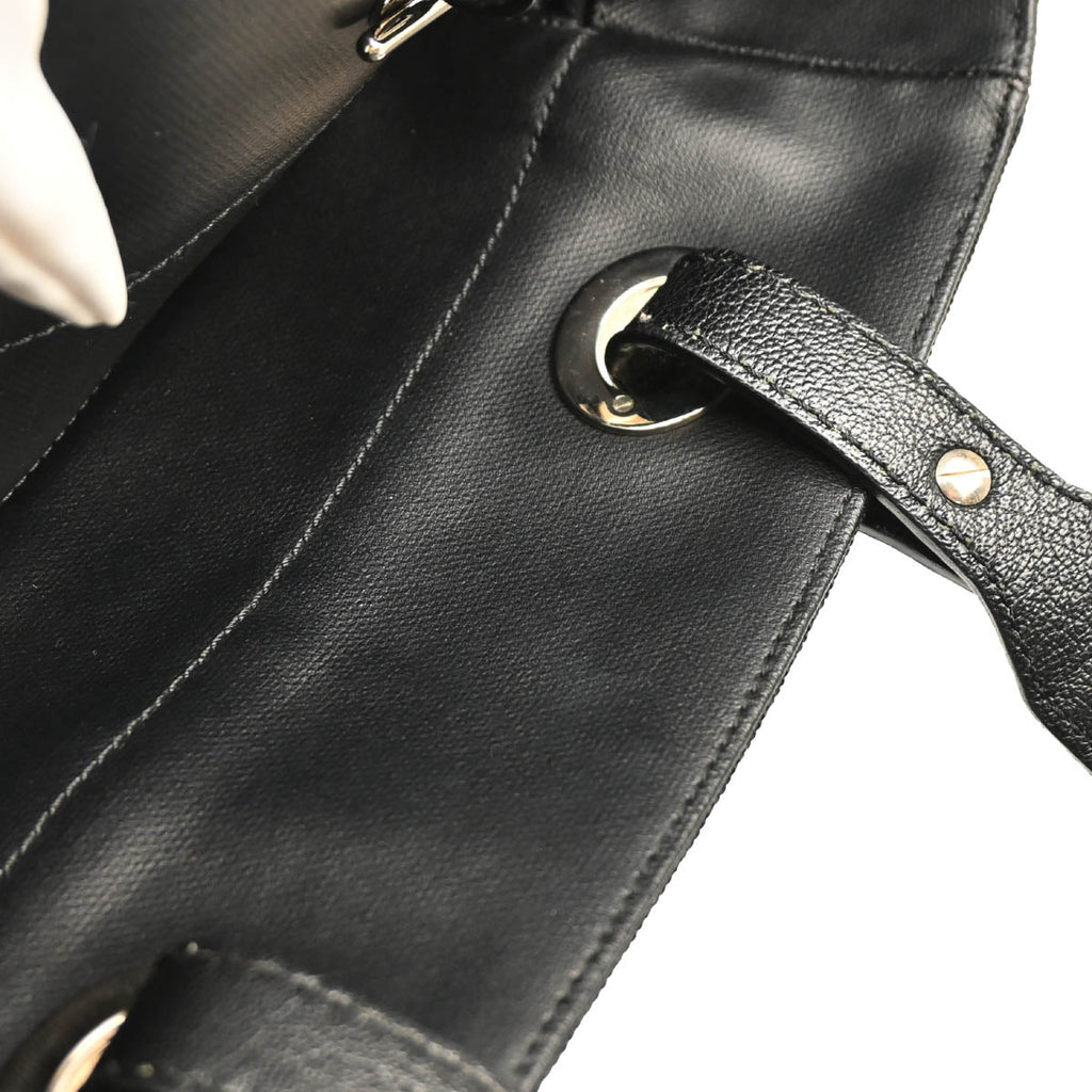 Chanel 2012-2013 Black Canvas Paris-Biarritz Tote PM Handbag
