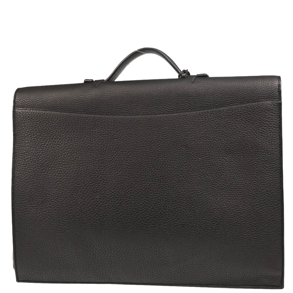 Hermes 2015 Black Togo Sac a Depeches 38 Briefcase