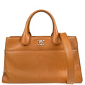 Chanel 2015-2016 Brown Caviar Executive Cerf Tote Bag 2way