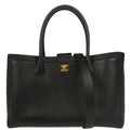 Chanel 2014 Black Deerskin Executive Cerf Tote Bag 2way