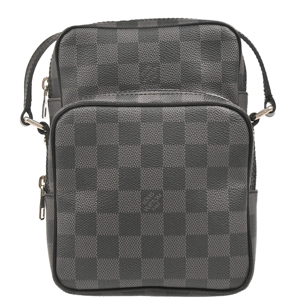 Louis Vuitton 2010 Damier Graphite Rem Shoulder Bag N41446