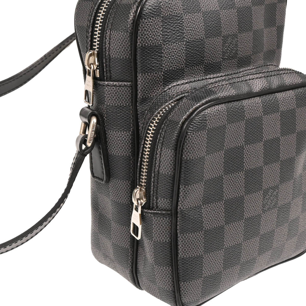 Louis Vuitton 2010 Damier Graphite Rem Shoulder Bag N41446