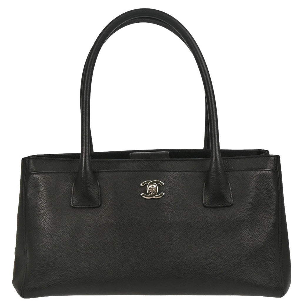 Chanel 2012-2013 Black Deerskin Executive Cerf Tote Bag