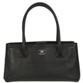 Chanel 2012-2013 Black Deerskin Executive Cerf Tote Bag
