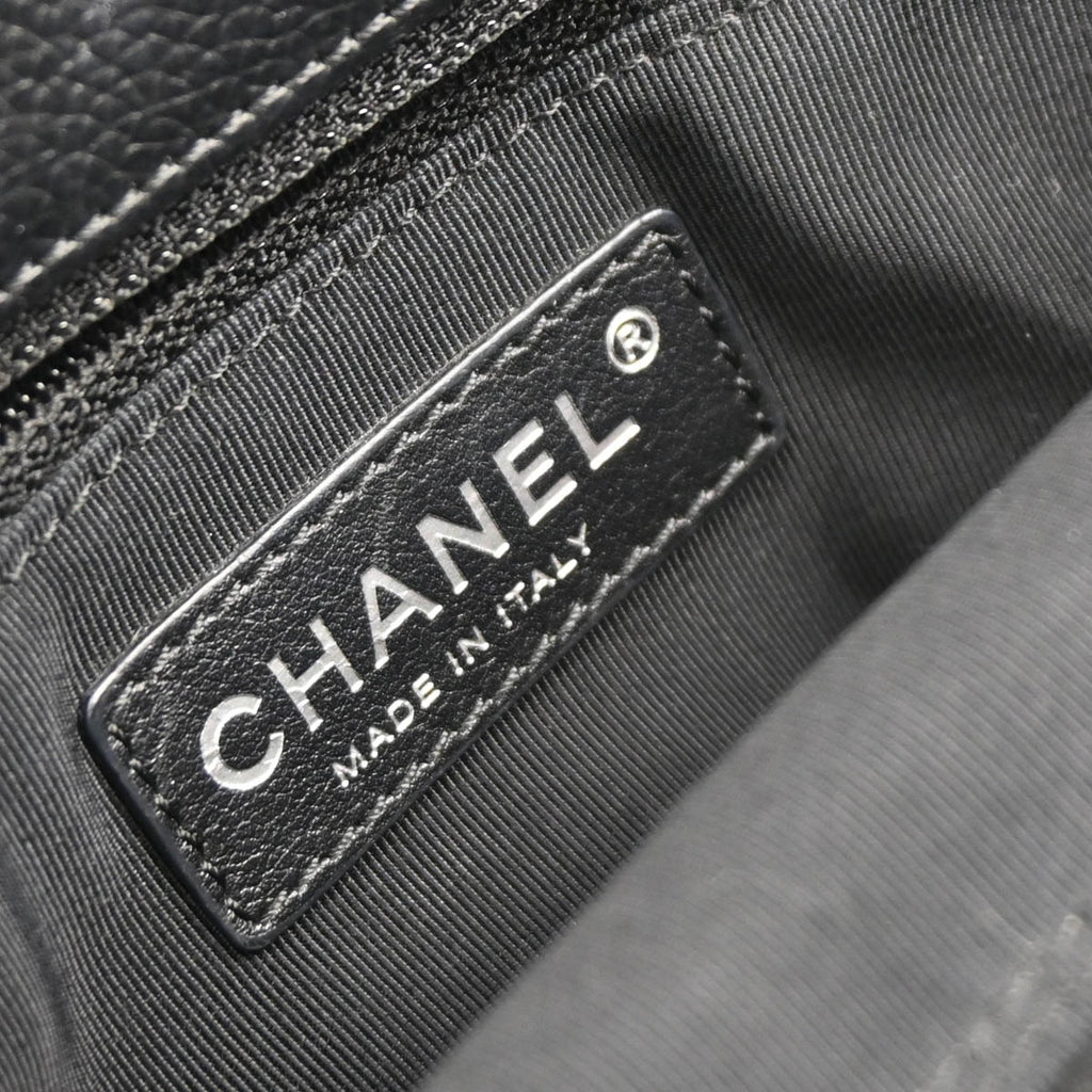 Chanel 2012-2013 Black Deerskin Executive Cerf Tote Bag