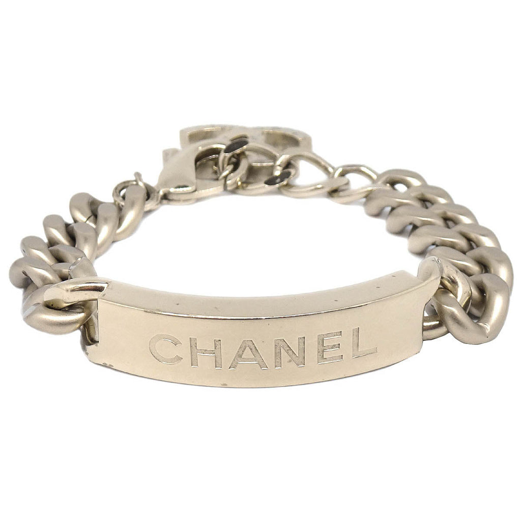 Chanel CC Bracelet Silver B15P