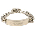 Chanel CC Bracelet Silver B15P