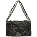 Boy Reverso Chanel 2013-2014 Black Lambskin Medium Shoulder Bag