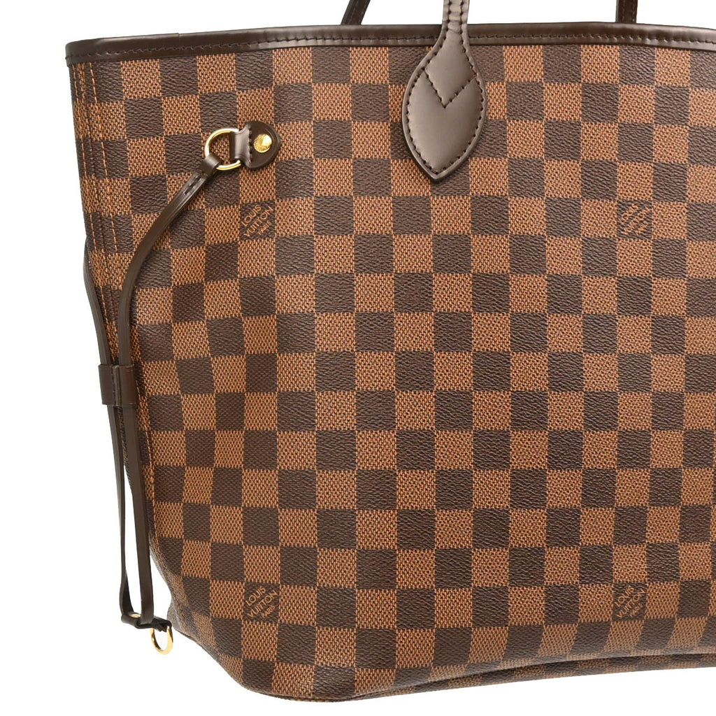 Louis Vuitton 2013 Damier Neverfull MM Shoulder Tote Bag N51105