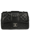 Chanel 2017 Black Lambskin Elementary Chic Shoulder Bag