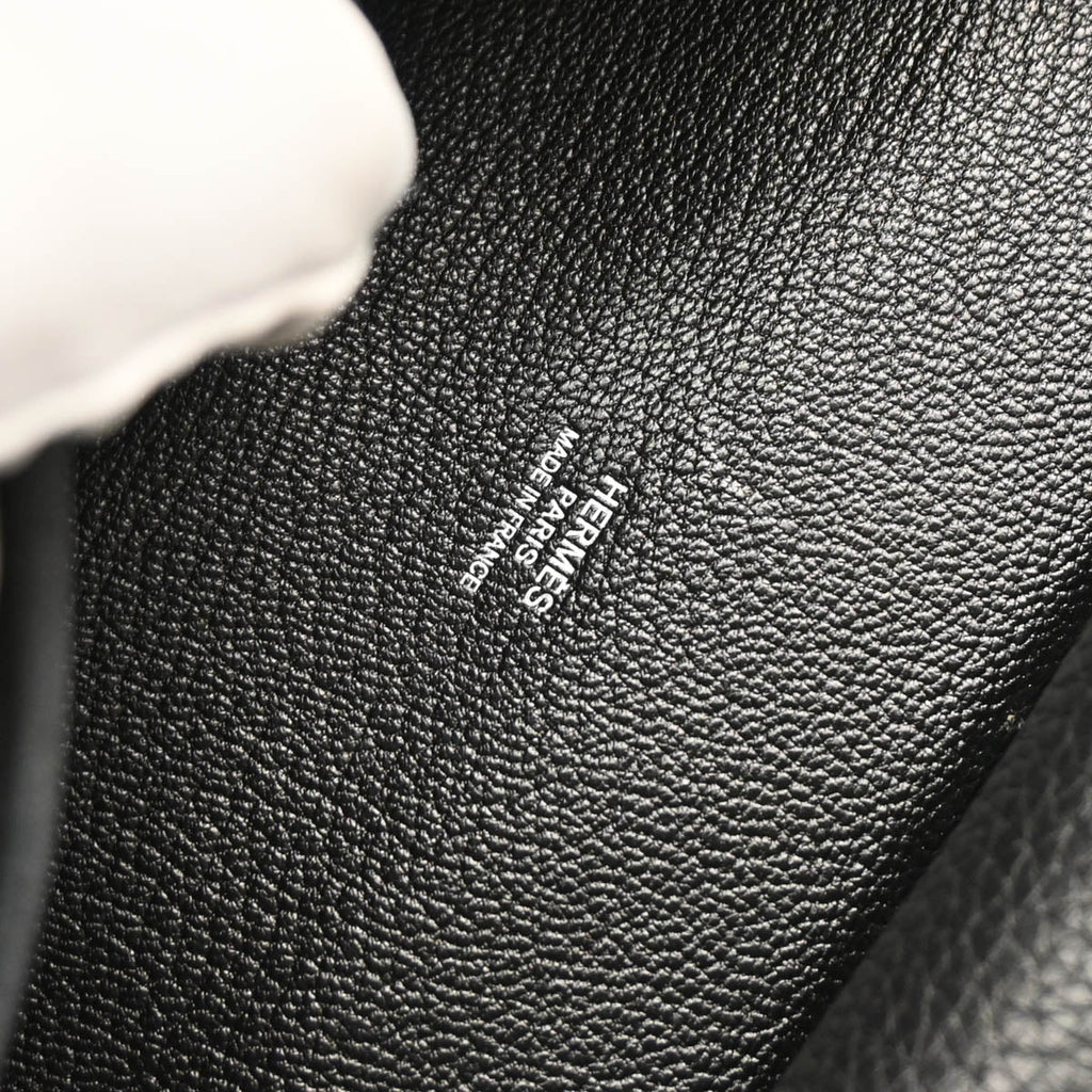 Hermes 2010 Black Taurillon Clemence Jypsiere 28 Shoulder Bag