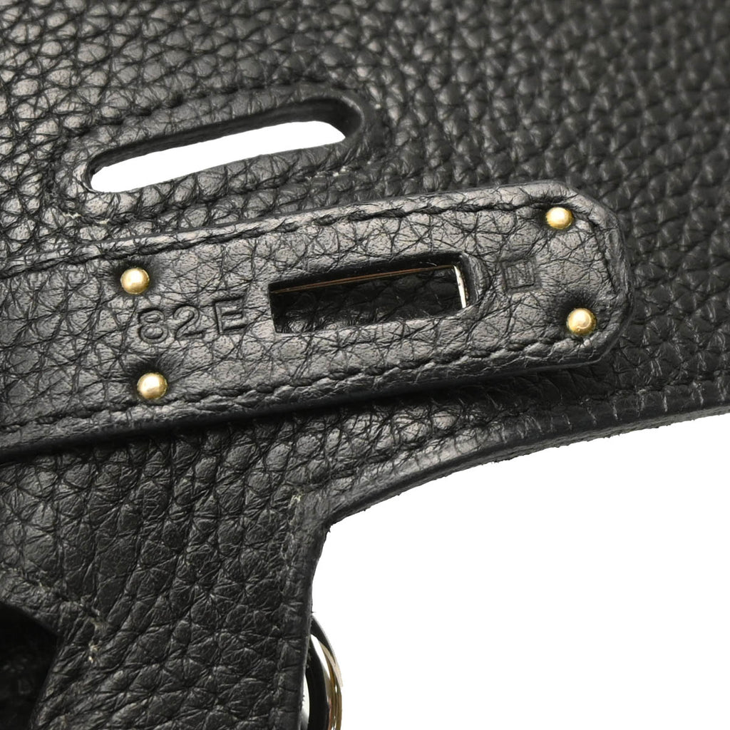 Hermes 2010 Black Taurillon Clemence Jypsiere 28 Shoulder Bag