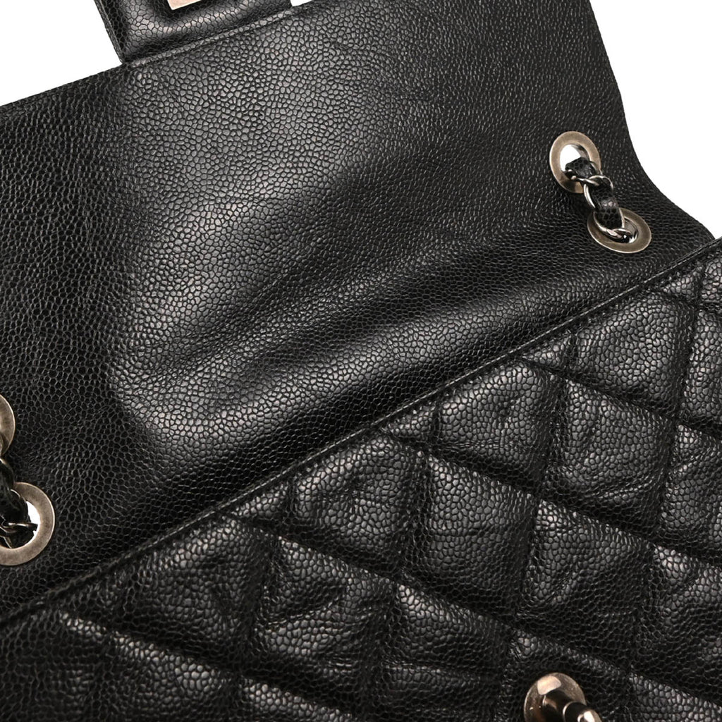 Chanel 2013-2014 Black Caviar CC Crave Shoulder Bag