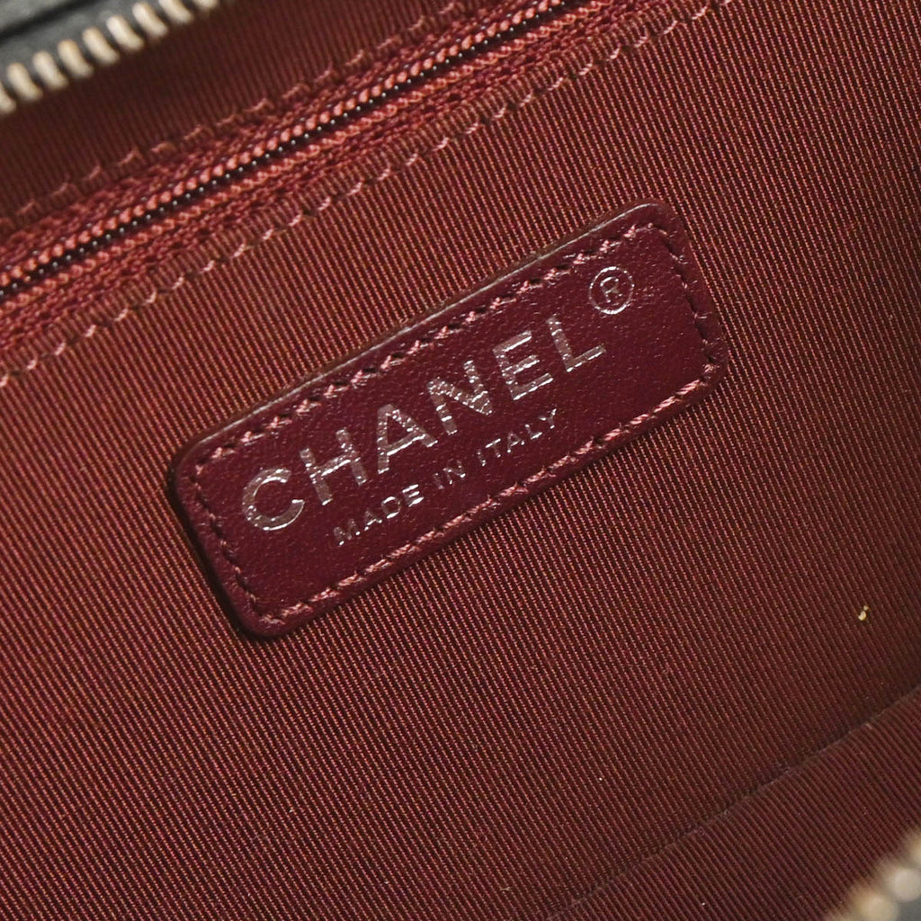 Chanel 2014-2015 Black Lambskin Small Coco Boy Camera Bag