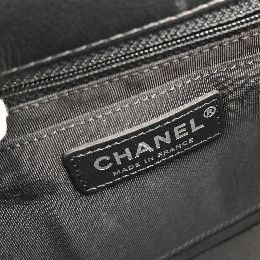 Chanel 2018 Black Embossed Calfskin Turnlock Small Full Flap Shoulder Bag