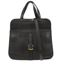 Hermes Black Togo Halzan 25 2way Shoulder Handbag