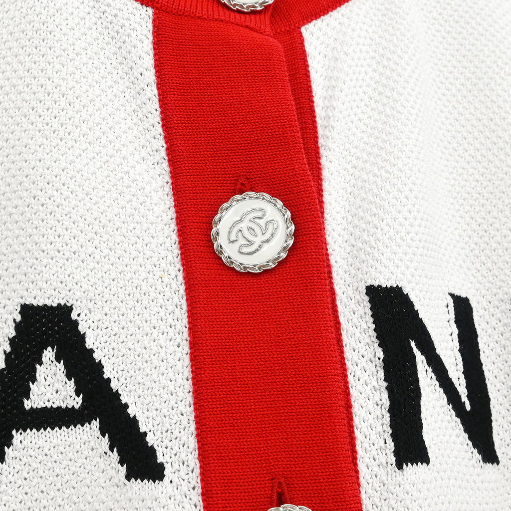 Chanel Cardigan White #34