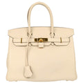 Hermes 2011 Parchemin Swift Birkin 30 Handbag