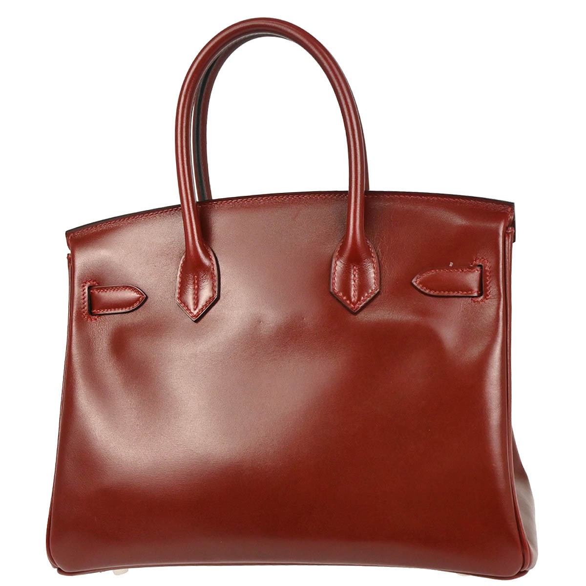 Hermes 2012 Rouge H Box Calf Birkin 30 Handbag