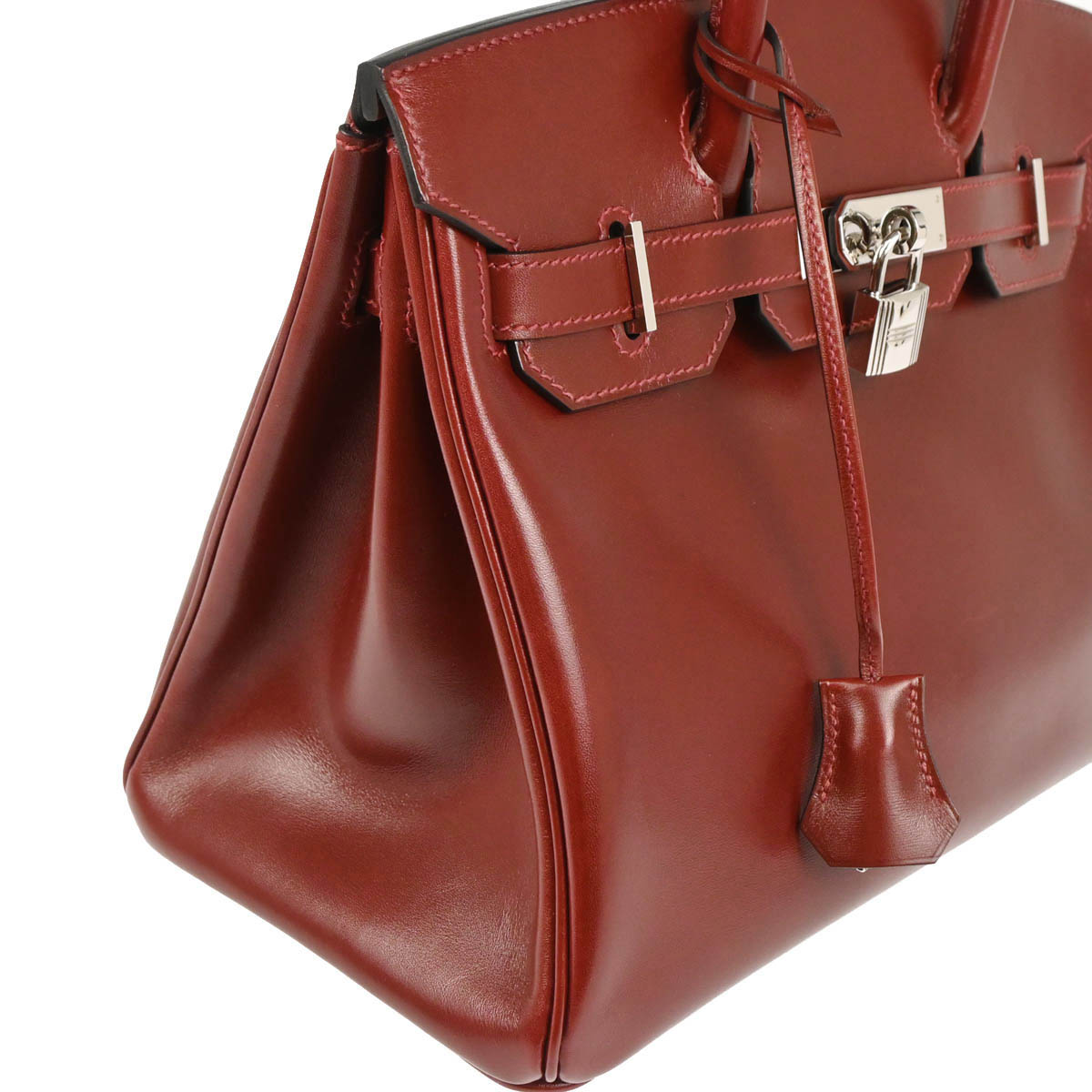 Hermes 2012 Rouge H Box Calf Birkin 30 Handbag