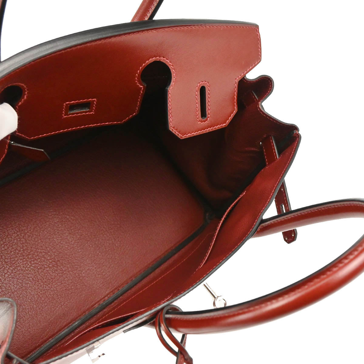 Hermes 2012 Rouge H Box Calf Birkin 30 Handbag