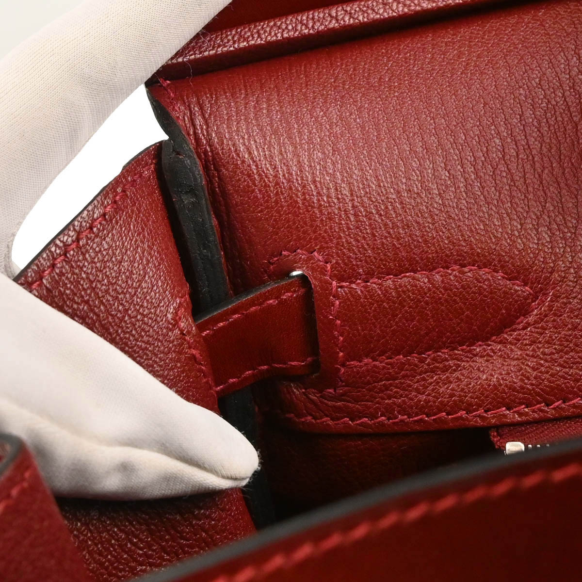 Hermes 2012 Rouge H Box Calf Birkin 30 Handbag
