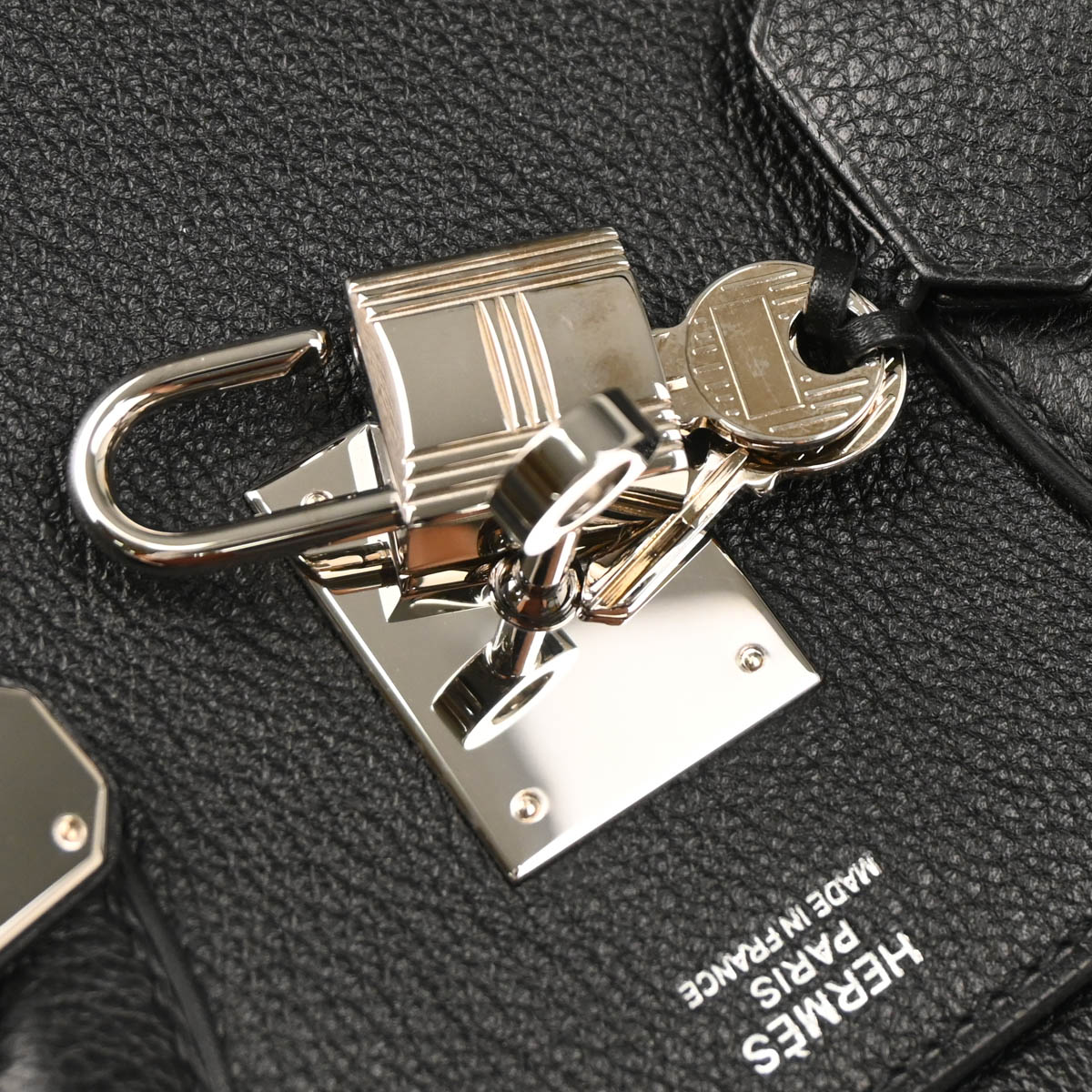 Hermes 2018 Black Evergrain Birkin 30 Handbag