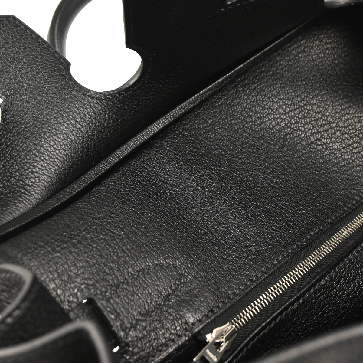 Hermes 2018 Black Evergrain Birkin 30 Handbag