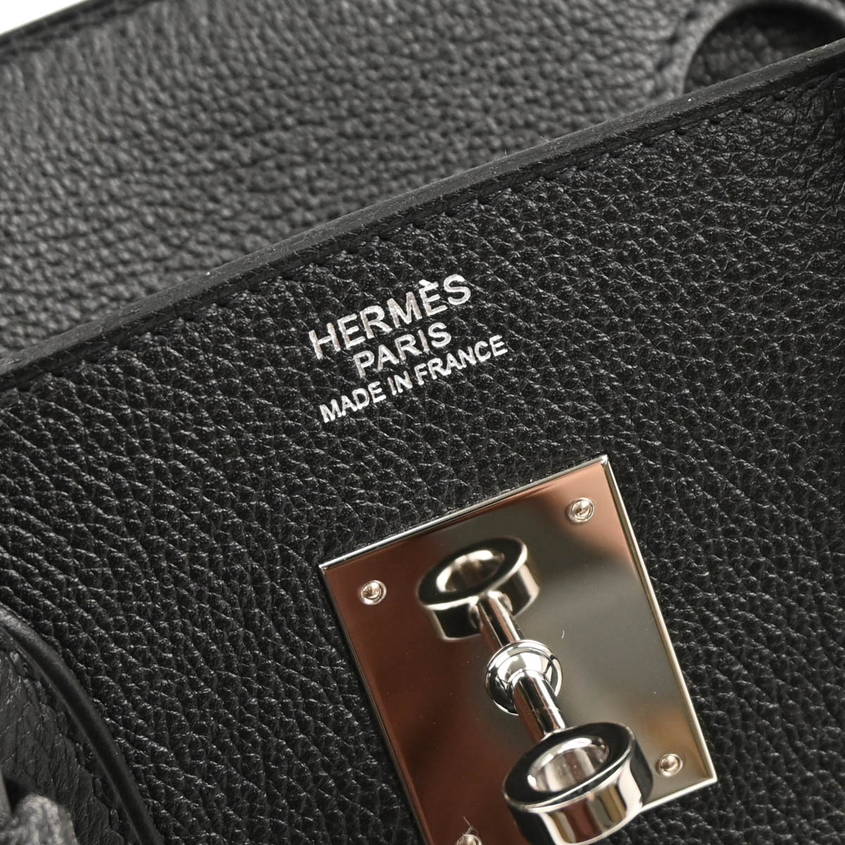 Hermes 2018 Black Evergrain Birkin 30 Handbag