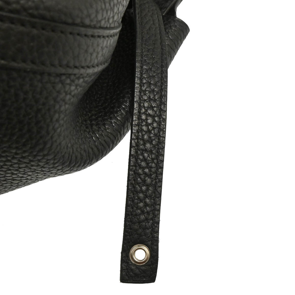 Hermes 2010 Black Taurillon Clemence Picotin Lock 22 MM Handbag