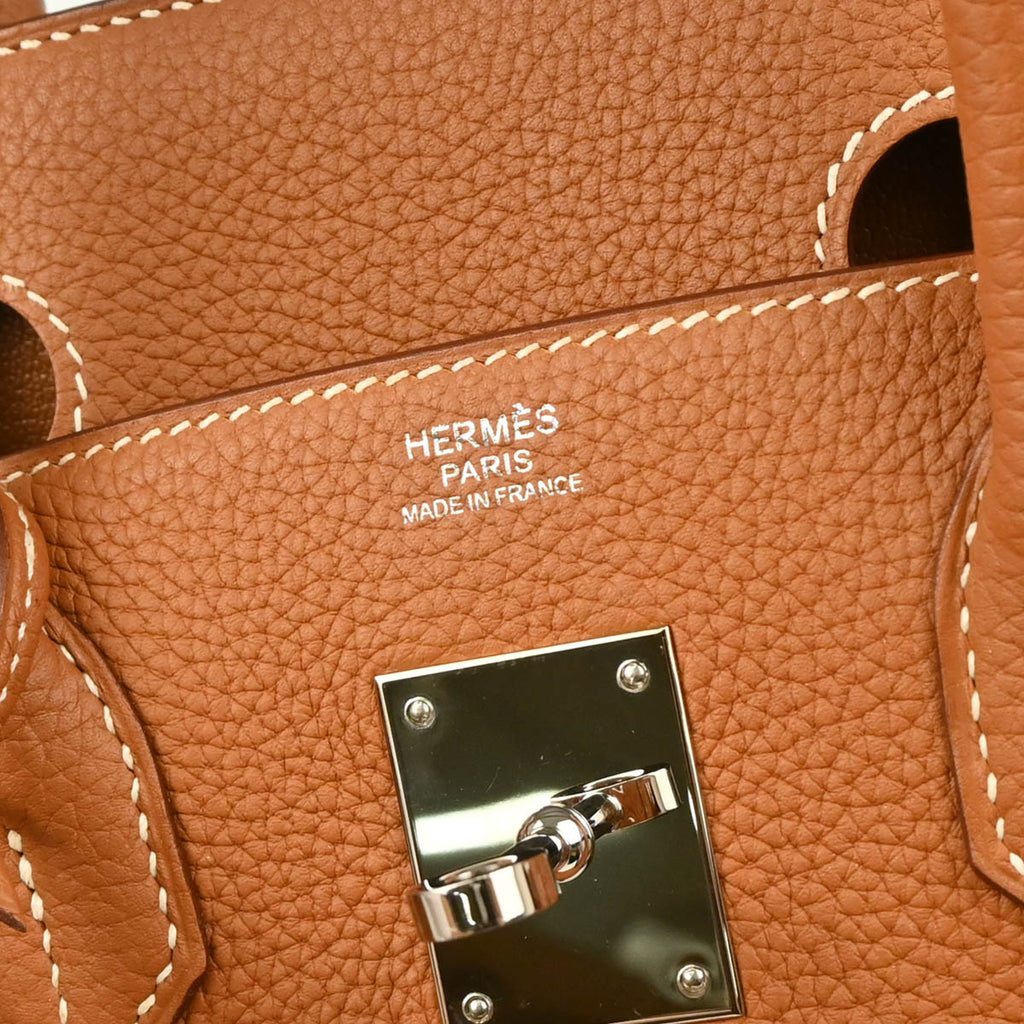 Hermes 2018 Gold Togo Birkin 30 Handbag