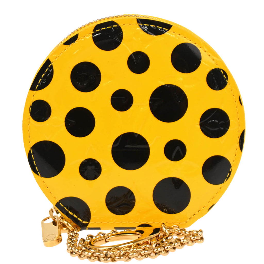 Louis Vuitton 2012 Yellow Pumpkin Dot Porte Monnet Chapeau M91569