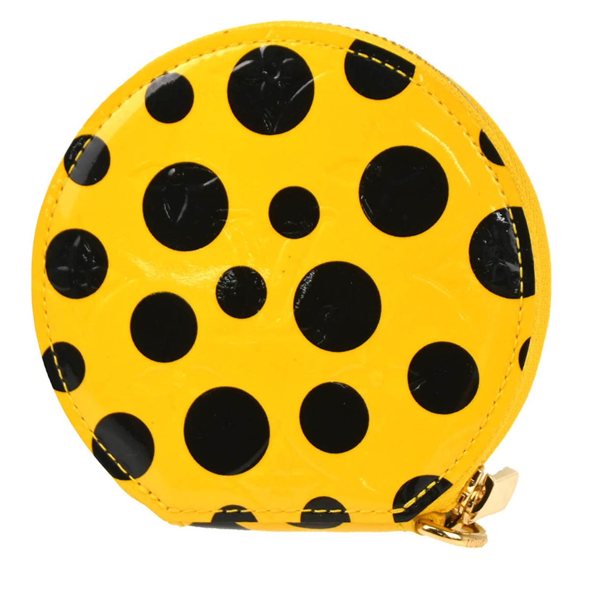 Louis Vuitton 2012 Yellow Pumpkin Dot Porte Monnet Chapeau M91569