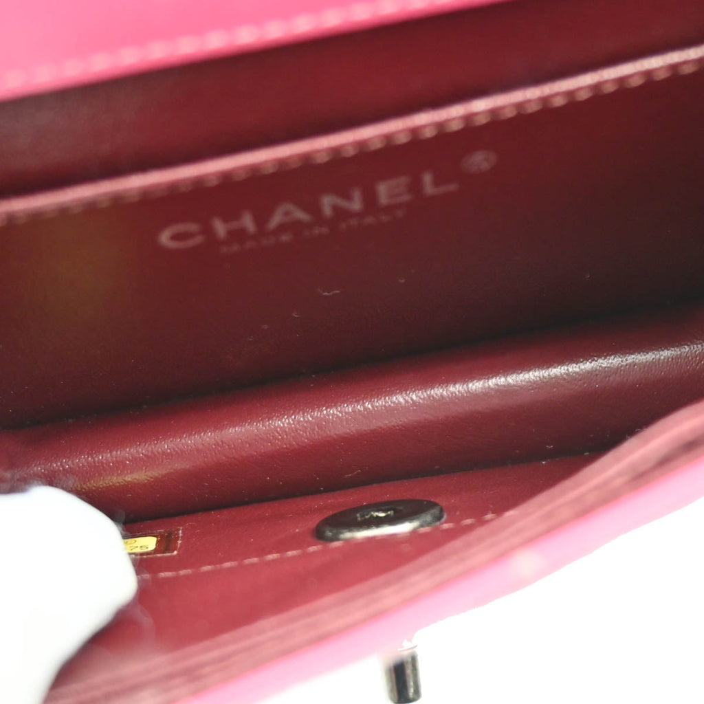 Chanel 2013-2014 Pink Lambskin Shoulder Bag