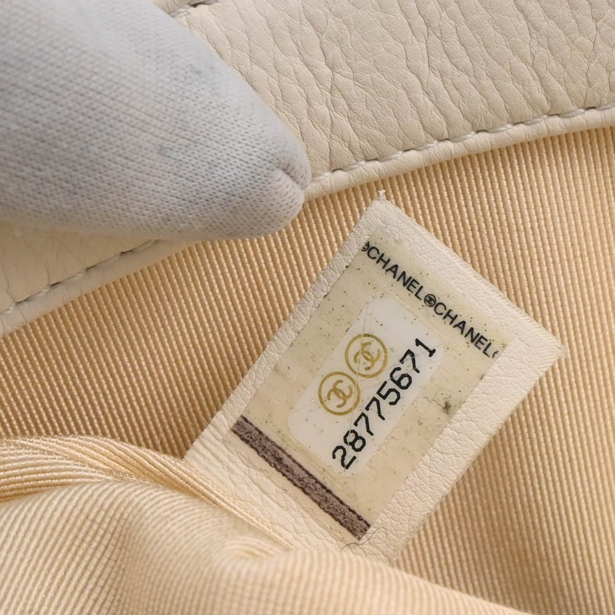 Chanel 2019 Ivory Calfskin Turnlock Small Full Flap Shoulder Bag