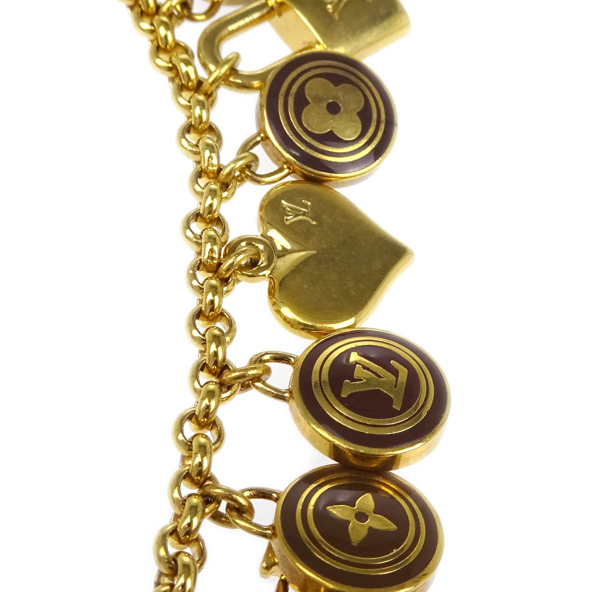 Louis Vuitton Porte Cles Chainne Pastille M65386 Chain Charm Small New
