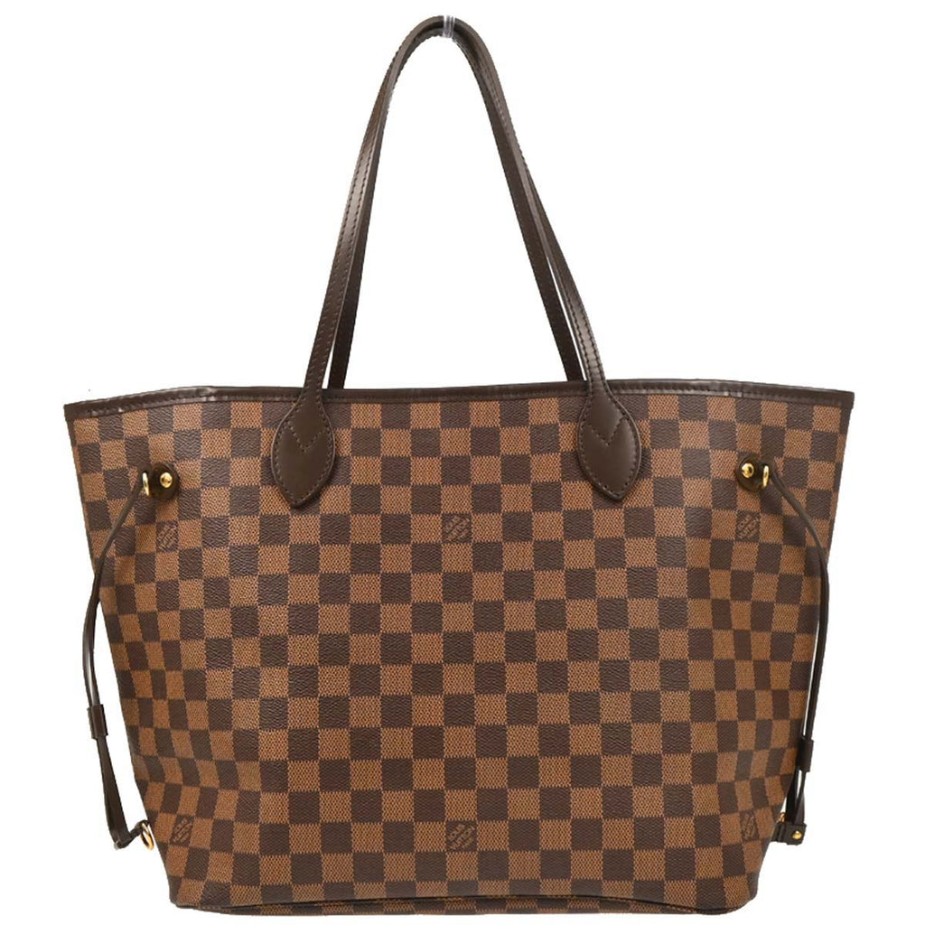 Louis Vuitton 2012 Damier Neverfull MM Shoulder Tote Bag N51105