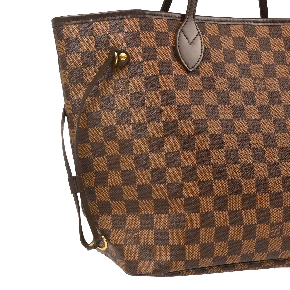 Louis Vuitton 2012 Damier Neverfull MM Shoulder Tote Bag N51105
