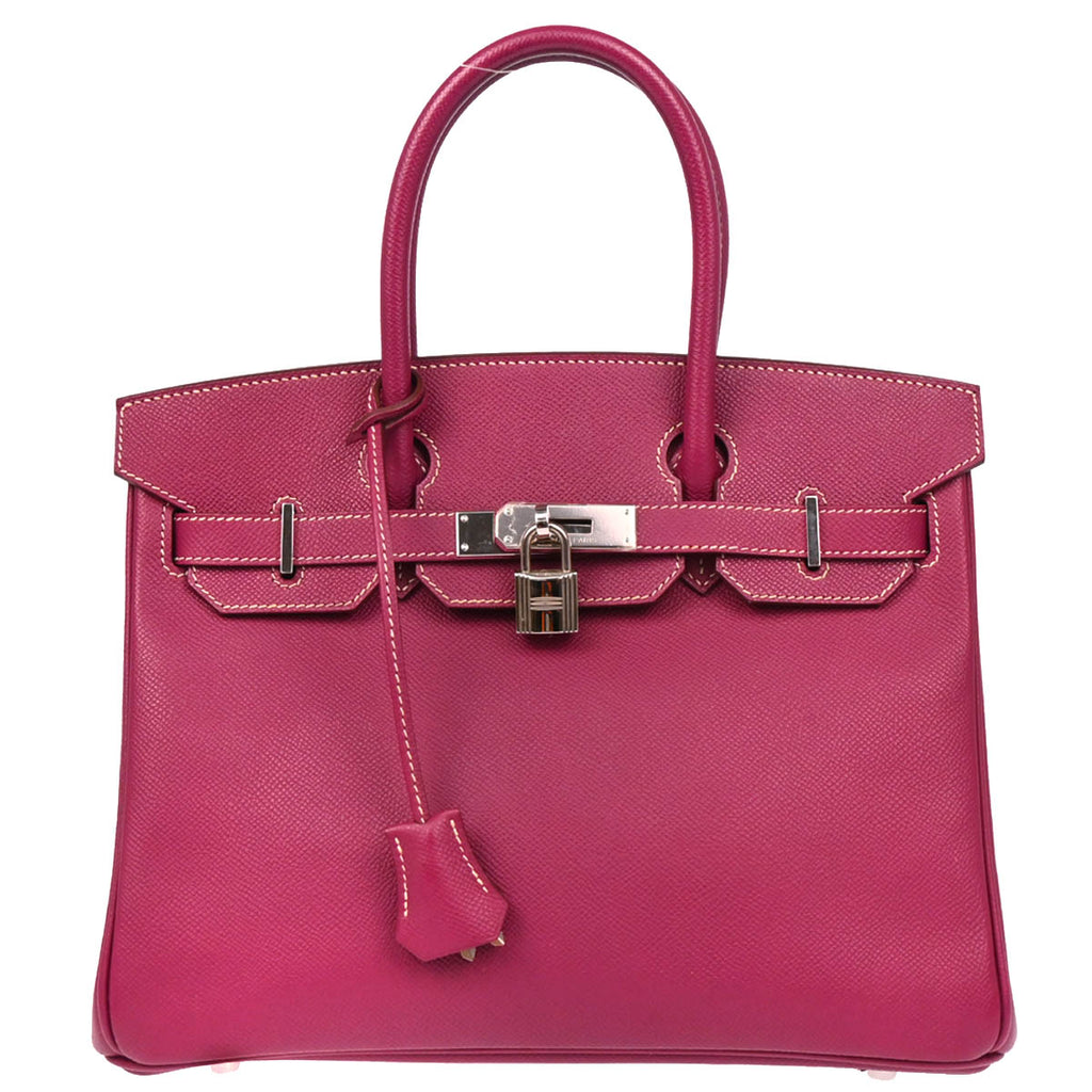 Hermes 2011 Tosca x Rose Tyrien Epsom Birkin 30 Candy Handbag