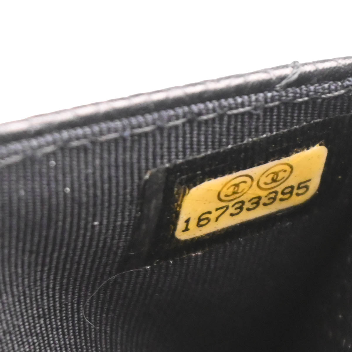 Chanel 2012 Black Caviar Classic WOC Wallet on Chain Shoulder Bag