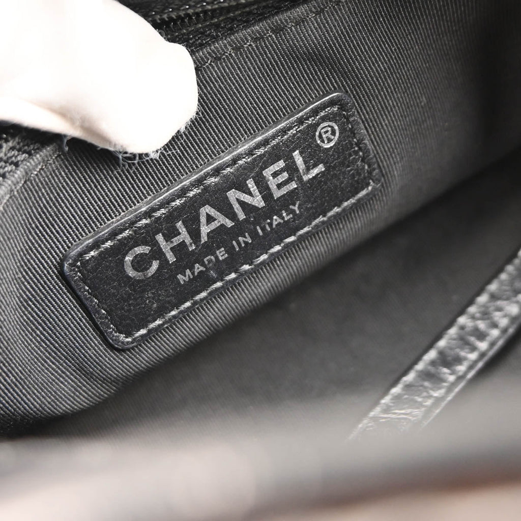 Chanel 2019 Black Lambskin Calfskin Small Gabrielle Shoulder Bag