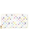 Louis Vuitton 2011 White Multicolor Zippy Wallet M60274