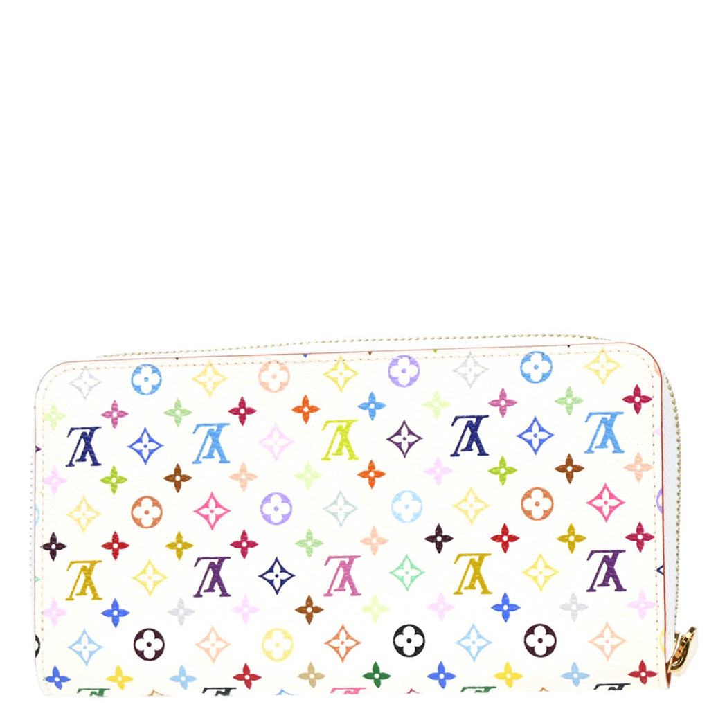 Louis Vuitton 2011 White Multicolor Zippy Wallet M60274